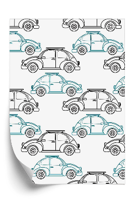 Tapet perete Mașini retro de desene animate