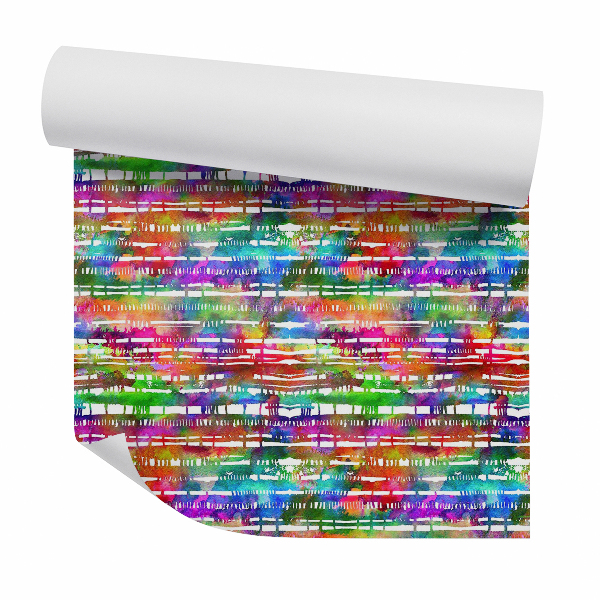 Tapet decorativ Abstracție decorativă orizontală colorată
