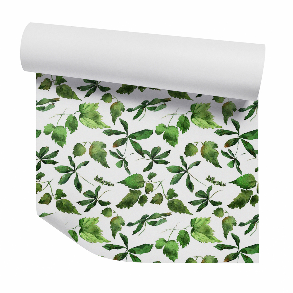 Tapet de perete Frunze decorative verzi