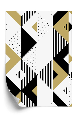 Tapet de perete Triunghiuri geometrice