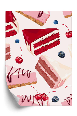 Tapet decorativ Prajitura si prajitura