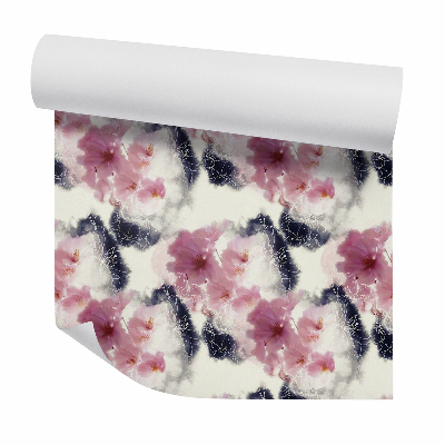 Tapet perete Flori decorative de abstractie