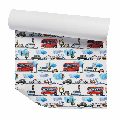 Tapet decorativ Creaturi de blocaj de mașini