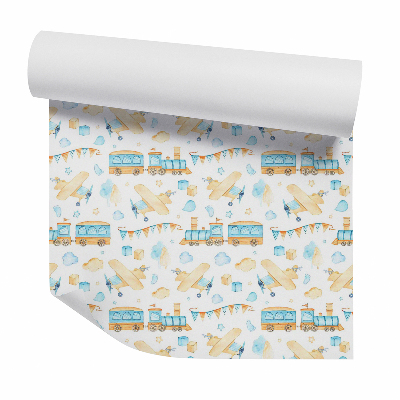 Tapet decorativ Jucării pastelate pentru copii