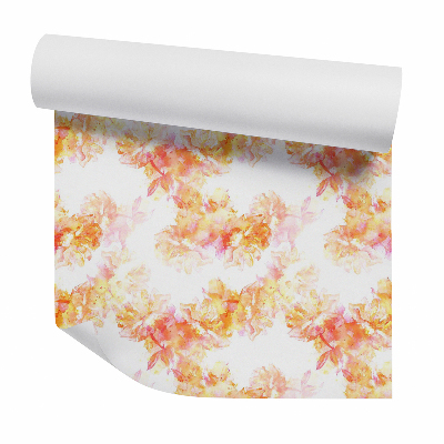 Tapet de perete Flori galbene pastel