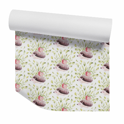 Tapet decorativ Micul arici cu un măr