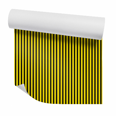 Tapet perete Dungi galbene pe fundal negru vertical