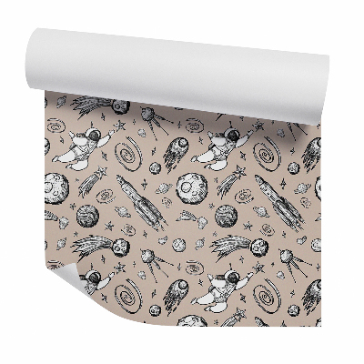 Tapet perete Rachetă spațială astronaută