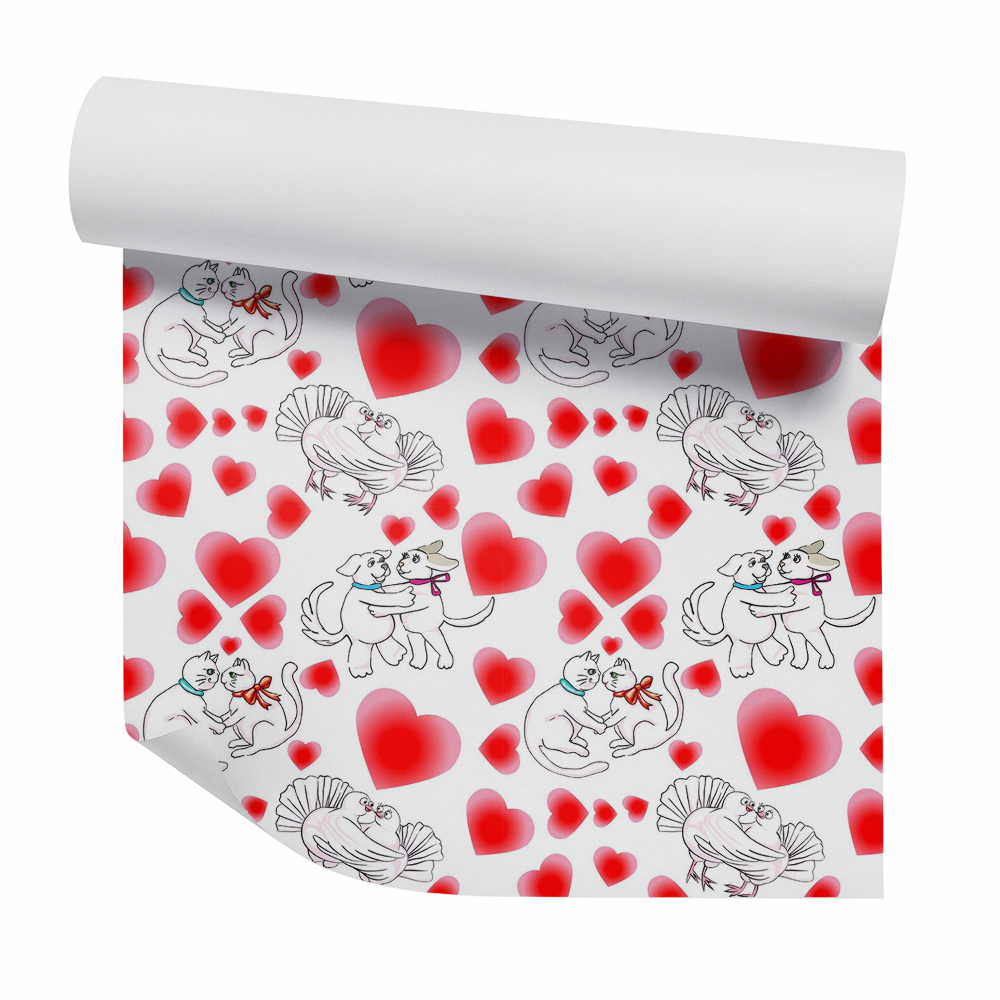 Tapet de perete Animale îndrăgostite