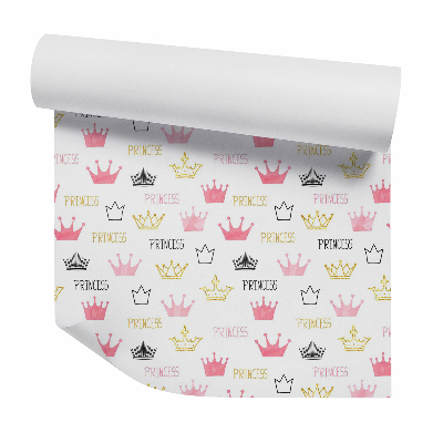 Tapet perete Coroane colorate pentru prințesă