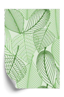 Tapet de perete Frunze verzi