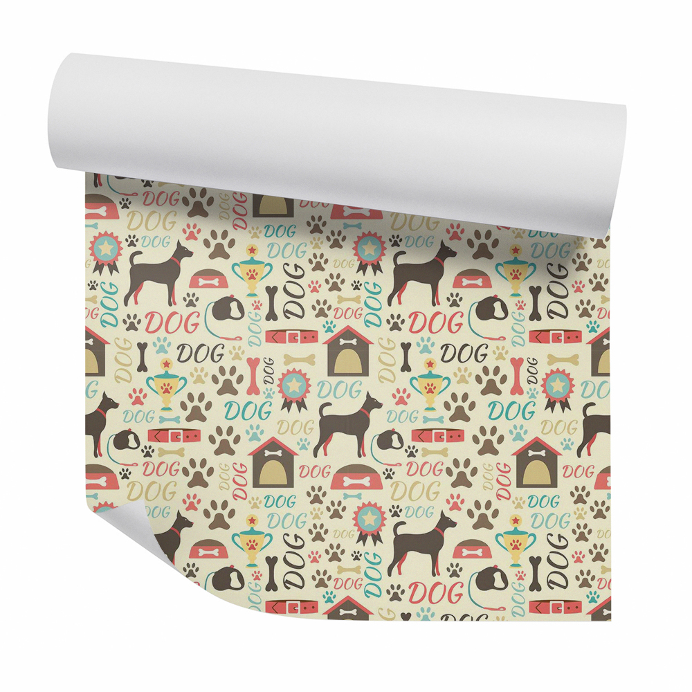 Tapet Lesa osoasă pentru canisa de câine abstractă