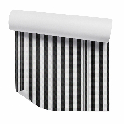 Tapet perete Dungi verticale alb-negru