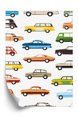 Tapet de perete Mașini colorate