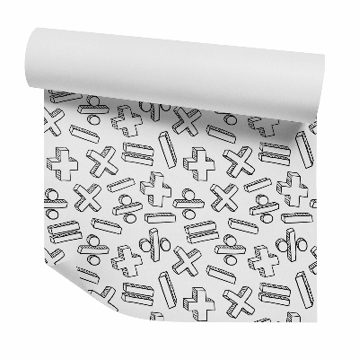 Tapet perete Semne matematice spațiale