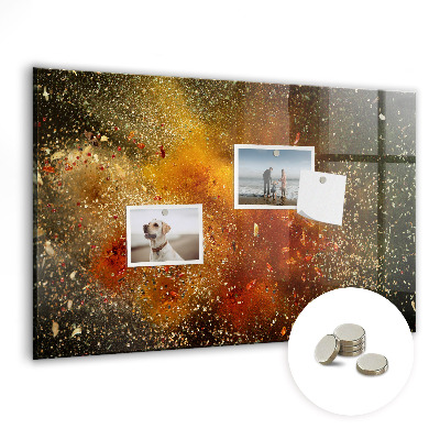 Tablă magnetică pentru copii Condimente abstracte