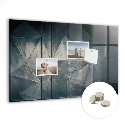 Tablă magnetică Triunghiuri metalice