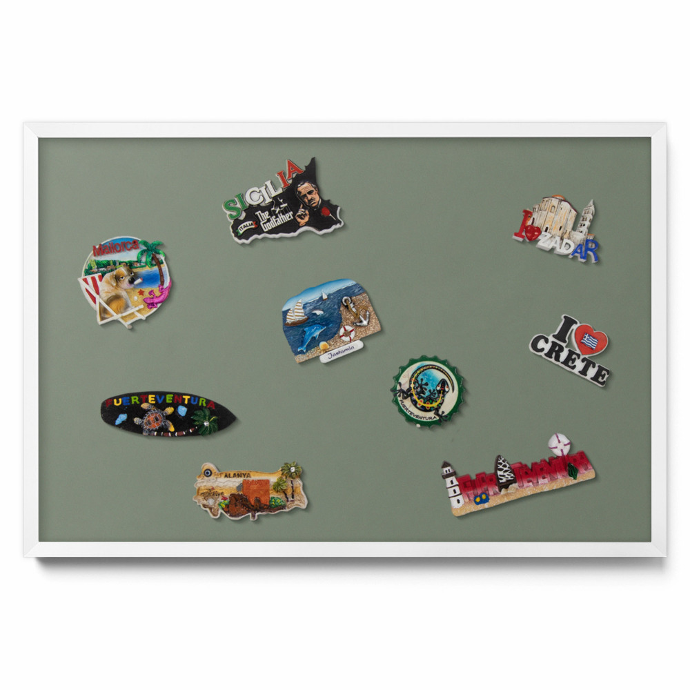 Culoare măslinie Tablă magnetică