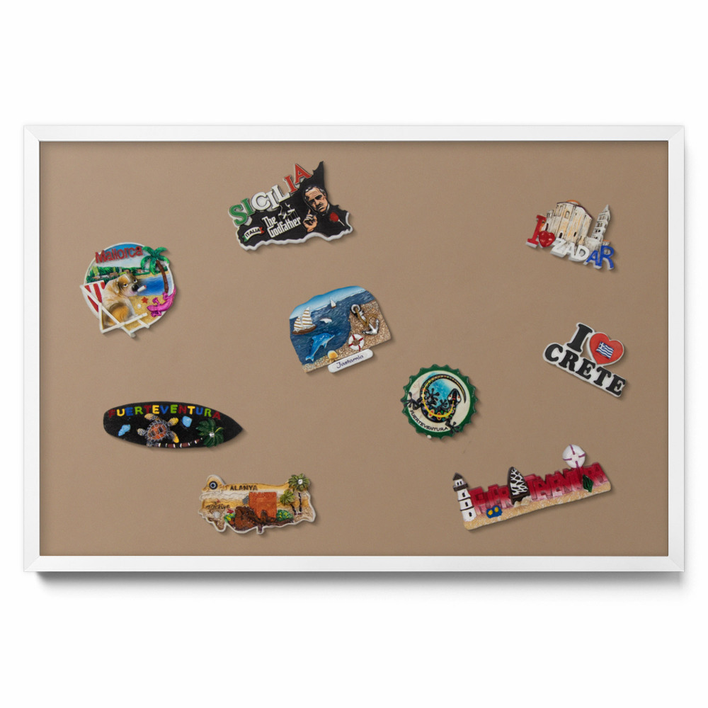 Culoare maro deschis Tablă magnetică pentru magneti