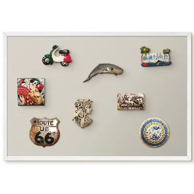 Tablă magnetică de perete imprimată, design minimalist fără modele