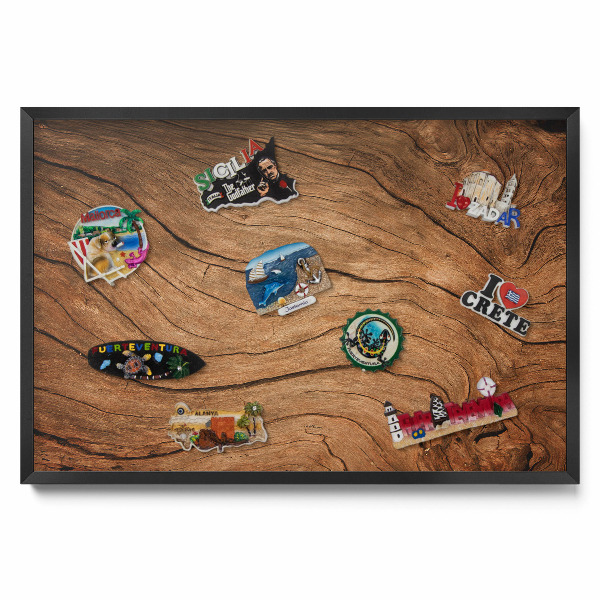 Textură de lemn crăpat Tablă magnetică