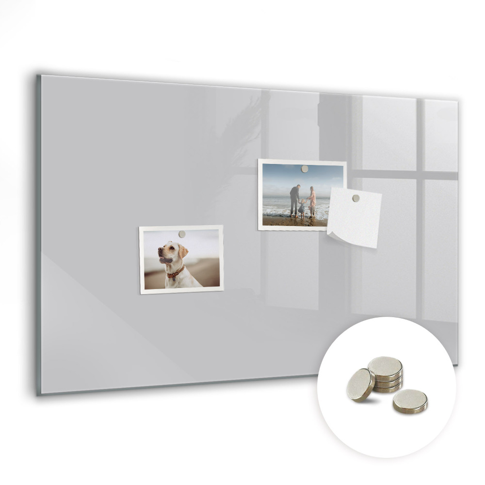 Tablă magnetică pentru magneti Culoare gri deschis