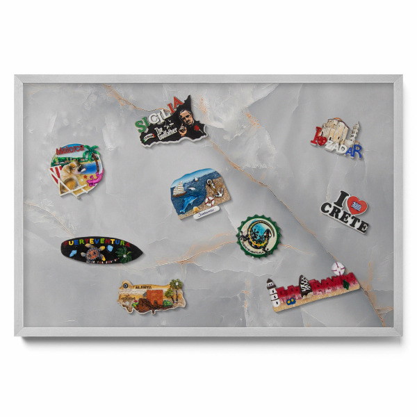 Marmură decorativă elegantă Tablă magnetică pentru magneti