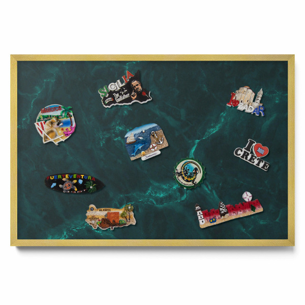 Marmură verde sticlă Tablă magnetică