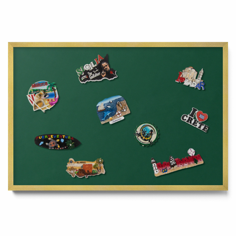 Culoare verde închis Tablă magnetică pentru magneti