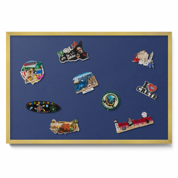 Culoare albastru marin Tablă magnetică pentru magneti