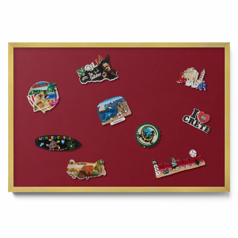 Culoare vișinie Tablă magnetică