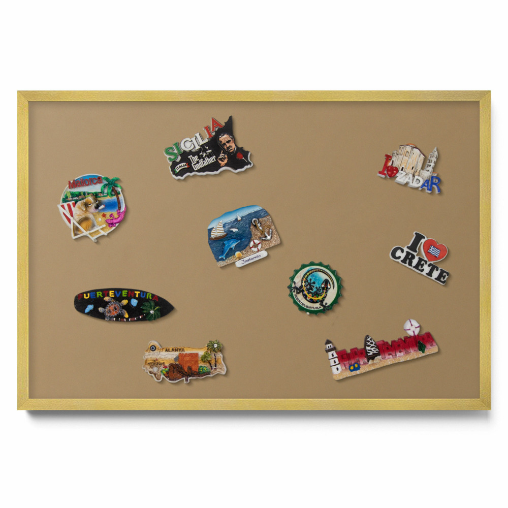 Culoare galben închis Tablă magnetică pentru magneti