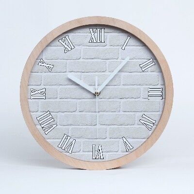 Ceas din lemn Zid De Cărămidă