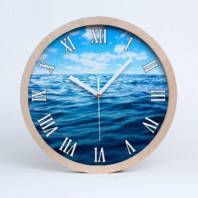Ceas de perete lemn Apa De Mare