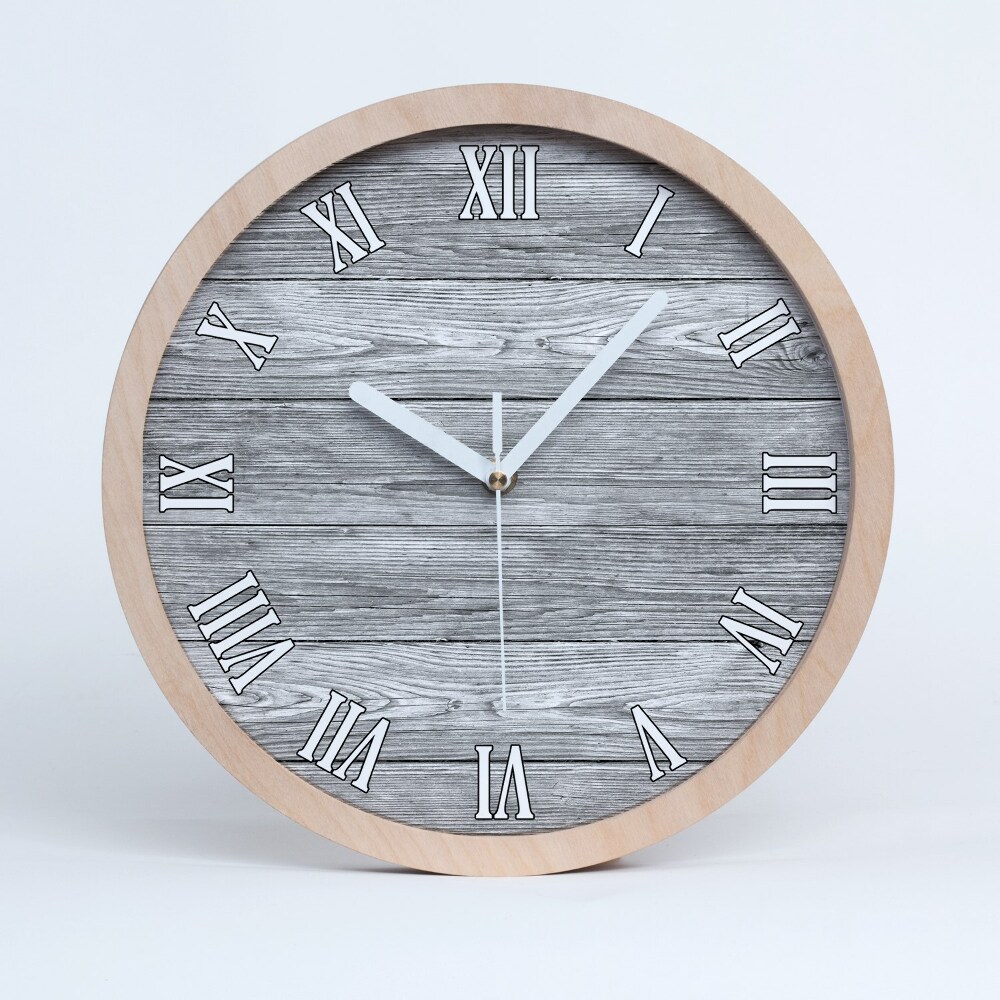 Ceas de perete din lemn Fundal Din Lemn