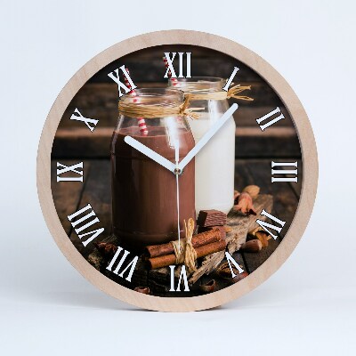 Ceas din lemn Cocktail-Uri În Borcane