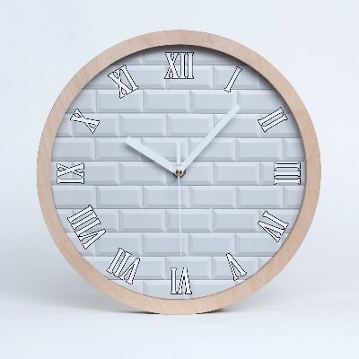Ceas de perete din lemn Perete Ceramic