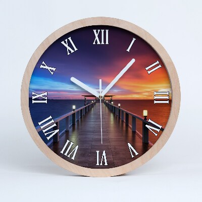 Ceas perete din lemn Podul Bucătăriei