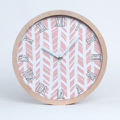 Ceas de lemn Model Cu Oase De Pește