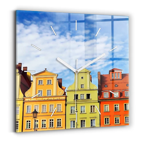 Ceas din sticlă pătrat Wrocław - Orașul Vechi