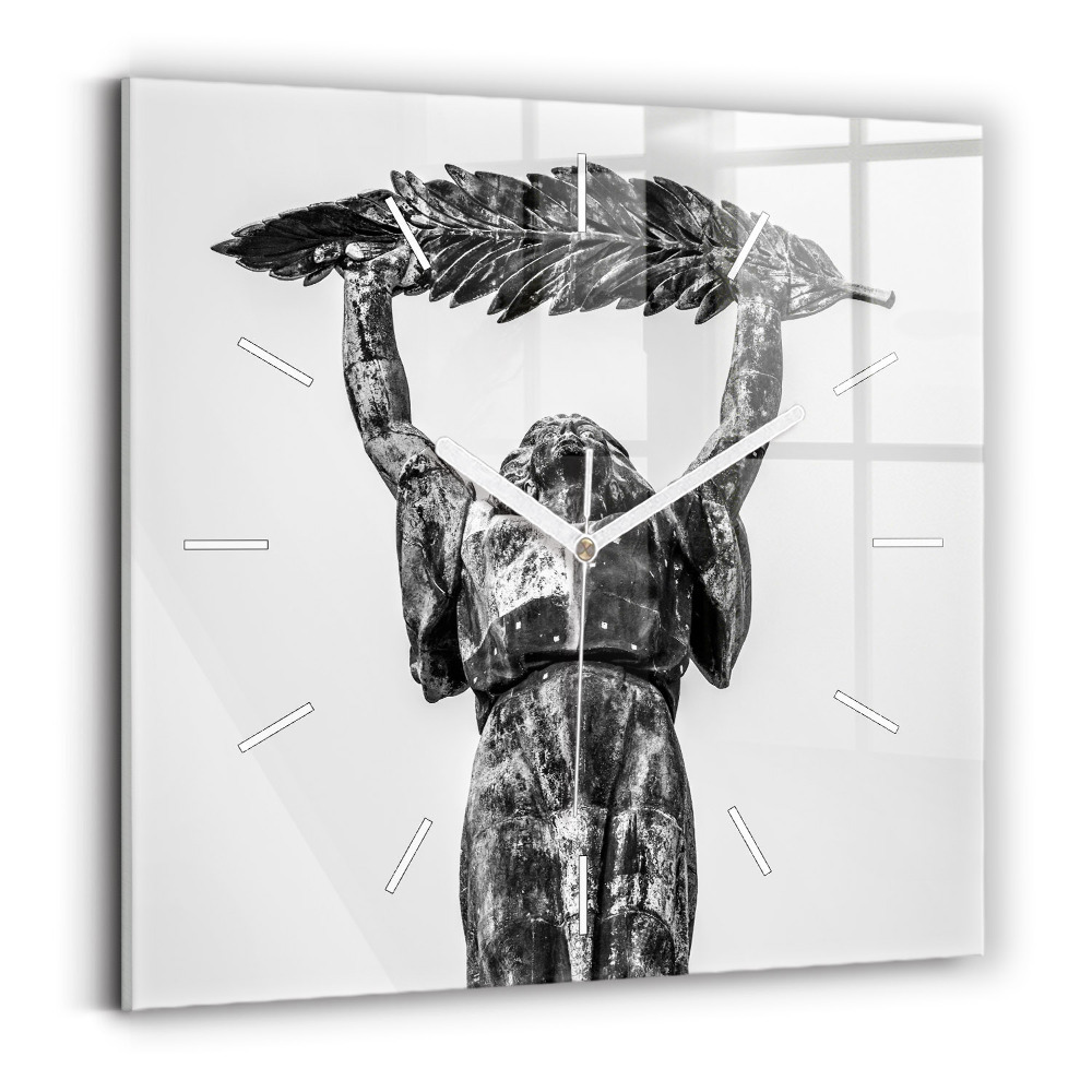 Ceas din sticlă pătrat Statuia Libertății din Budapesta