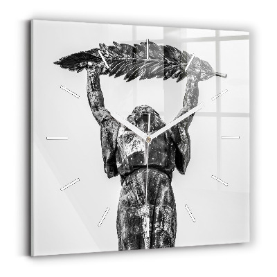 Ceas din sticlă pătrat Statuia Libertății din Budapesta