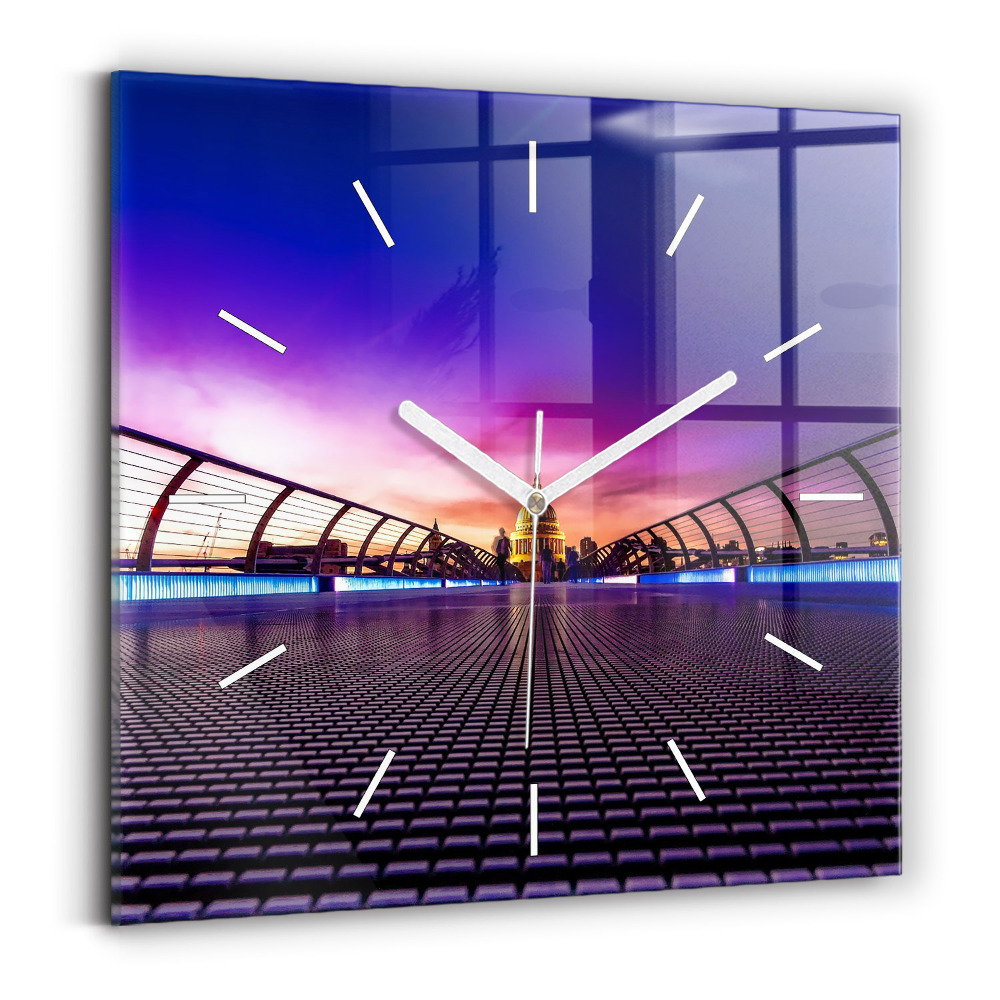 Ceas pătrat de perete din sticlă Catedrala Sf. Paul