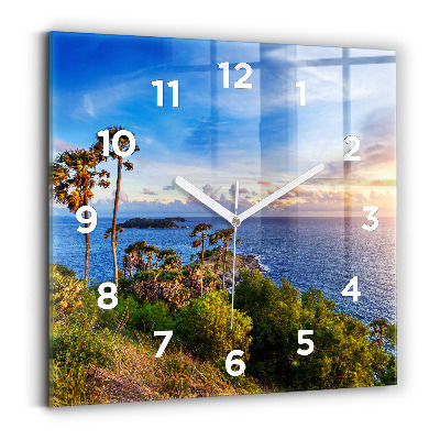 Ceas din sticlă pătrat Phuket în Thailanda