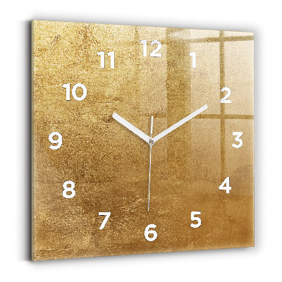 Ceas din sticlă pătrat Panza decorativa