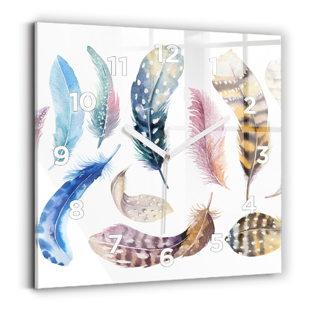 Ceas din sticlă pătrat Ilustrație de artă retro