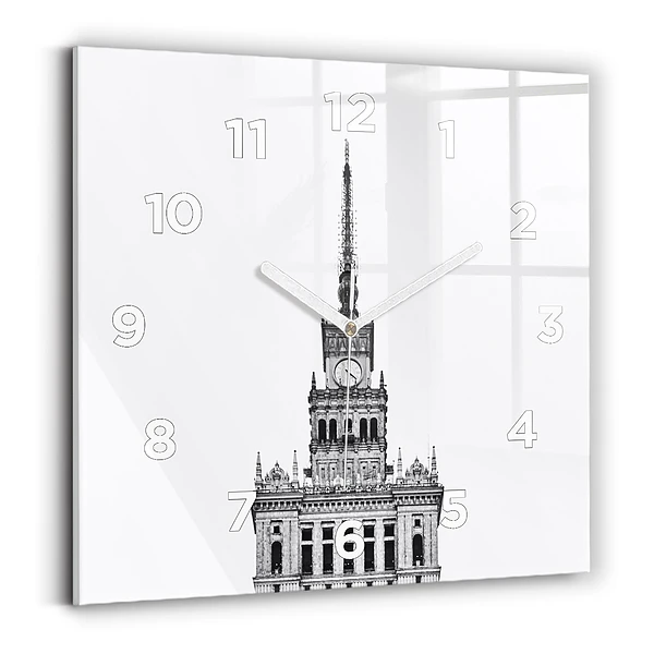 Ceas din sticlă pătrat Palatul Culturii și Științei