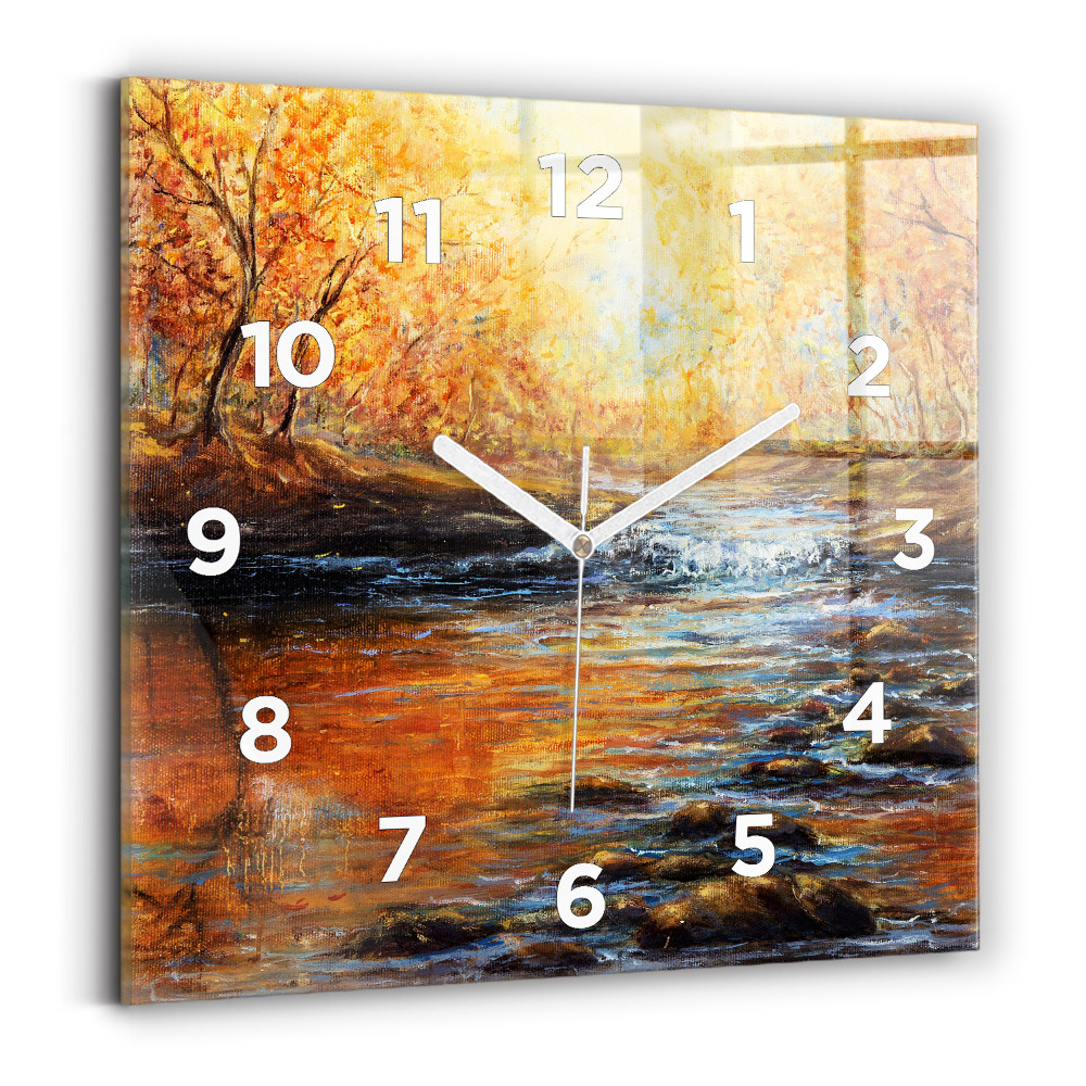 Ceas din sticlă pătrat Artă artistică