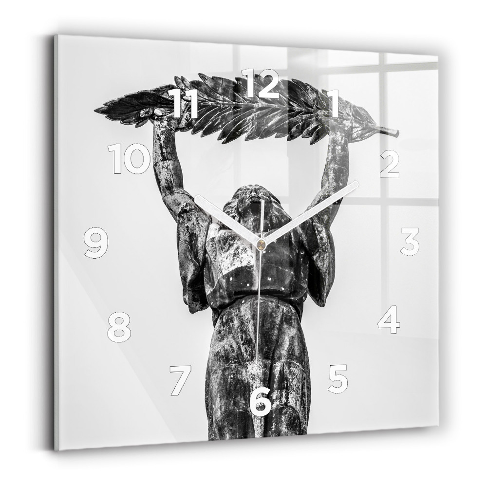 Ceas din sticlă pătrat Statuia Libertății din Budapesta