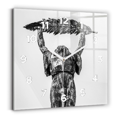 Ceas din sticlă pătrat Statuia Libertății din Budapesta